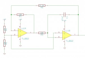 Schéma de l'oscillateur 